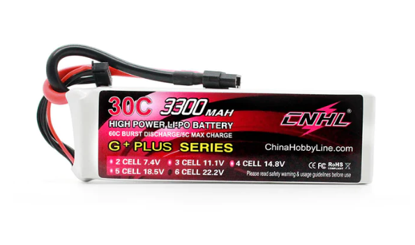CNHL 6S 3300mAh 22,2V 30C XT60 Lipo Akku