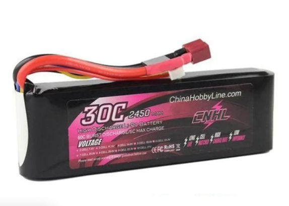 CNHL 4S 2450mAh 14,8V 30C T/Dean Lipo Akku