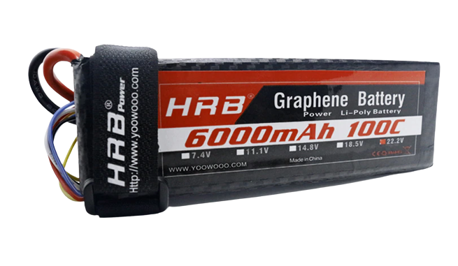HRB 6S 6000mAh 22,2 V 100C XT90 Graphene - LiPo24.de