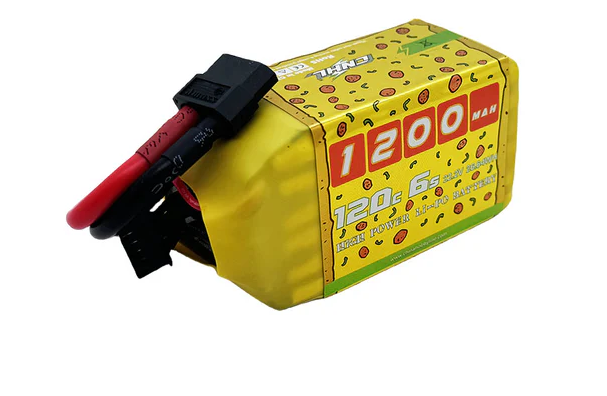 CNHL Pizza Series V2.0 6S LiPo Akku 1200mAh 22,2V 120C Lipo-Akku mit XT60-Stecker