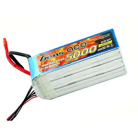 Gens Ace Lipo Akku 6s 5000mAh 60C RC Hubschrauber Akku - LiPo24.de