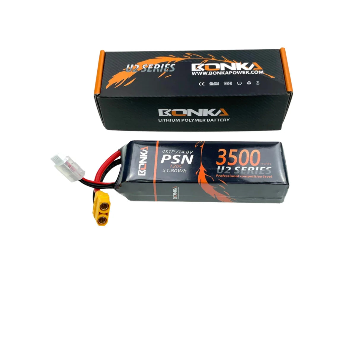 Bonka Lipo 3500mAh 14,8V 4S 120C XT90
