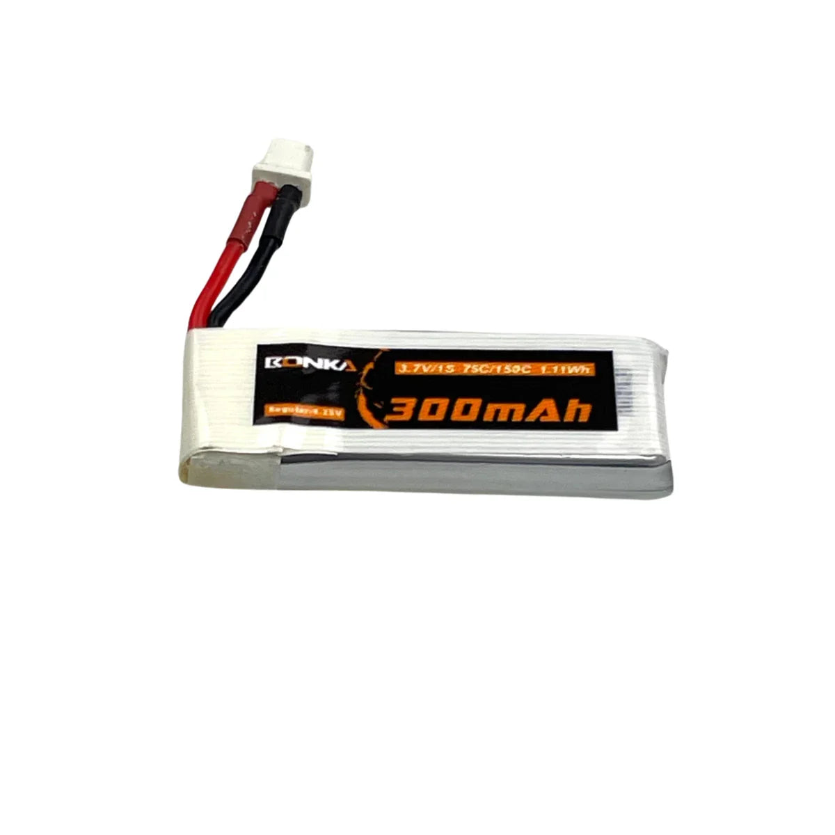 Bonka Lipo Akku 300mAh 3,7V 1S 75C/150C FPV BT2.0 Ultralight