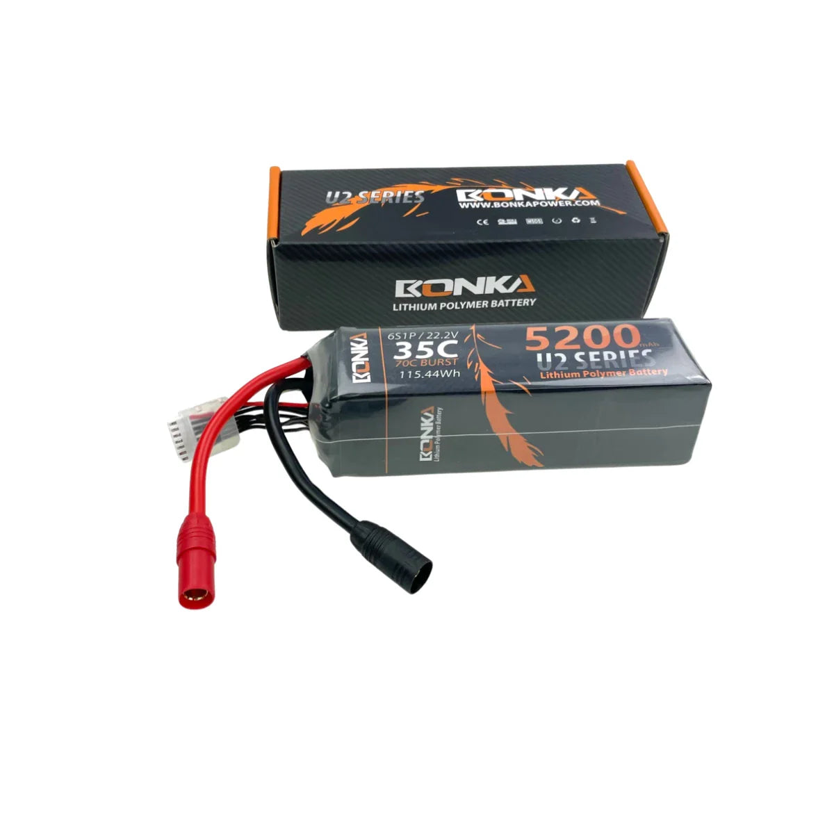 Bonka Lipo Akku 6S 5200mAh 22,2V 35C/70C AS150