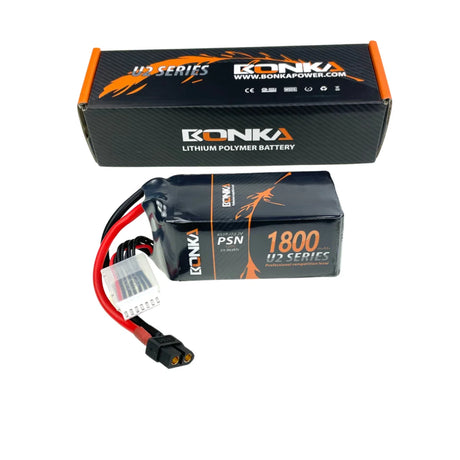 Bonka Lipo Akku 6S 1800mAh 22,2V 120C/240C FPV XT60