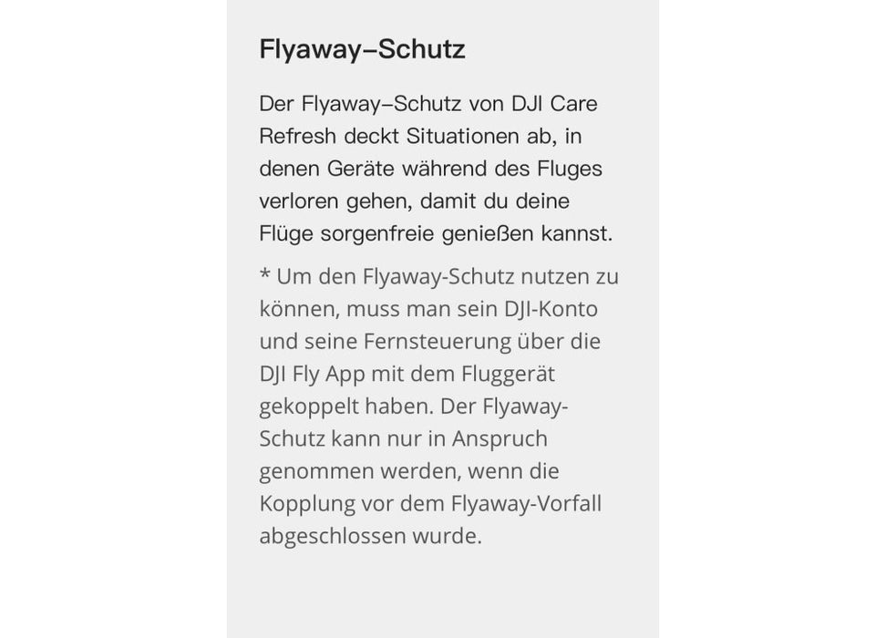 DJI Care Refresh (Mavic 3) 2 Jahre (Code)