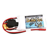 Gens Ace G-Tech Soaring 450mAh 7,4V 30C 2S1P Lipo-Akkupack JST-SYP - LiPo24.de