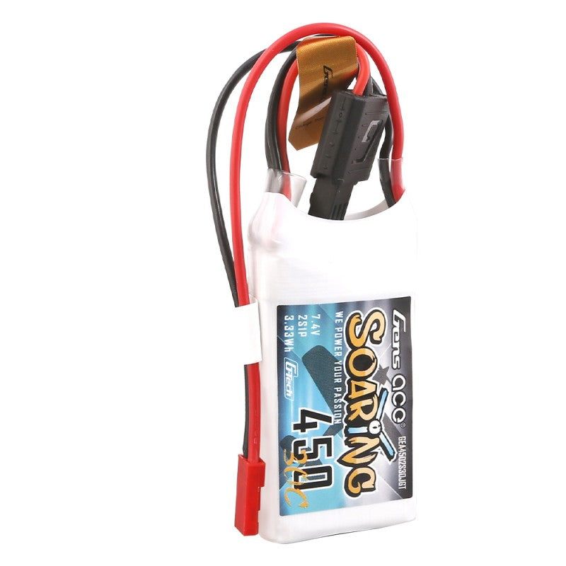 Gens Ace G-Tech Soaring 450mAh 7,4V 30C 2S1P Lipo-Akkupack JST-SYP - LiPo24.de
