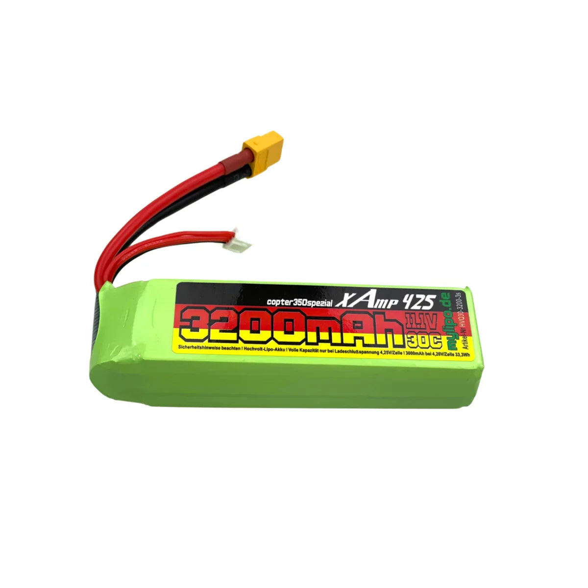 Mylipo HV - Lipo Akku 3200mAh 11,1V 3S 30C/60C XT60