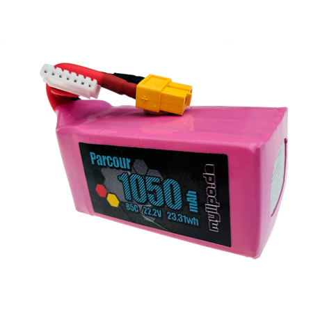 MyLipo Lipo Akku 1050mAh 22,2V 85C/170C FPV Parcour XT60 - LiPo24.de
