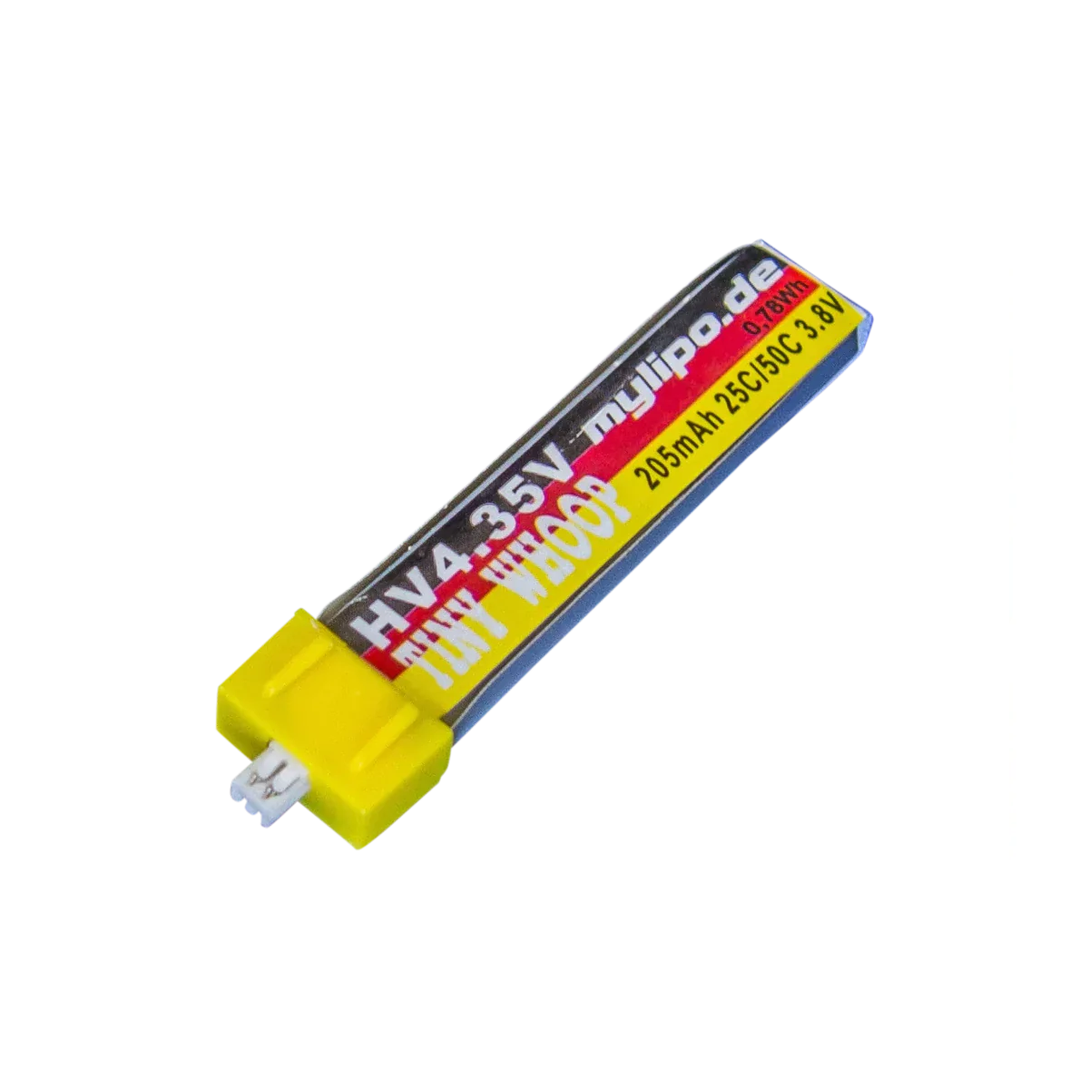 Mylipo Lipo Akku 205mAh HV 3,8V 25C/50C msr/Nano CPX/QX HV 4,35V TinyWhoop original Stecker - LiPo24.de