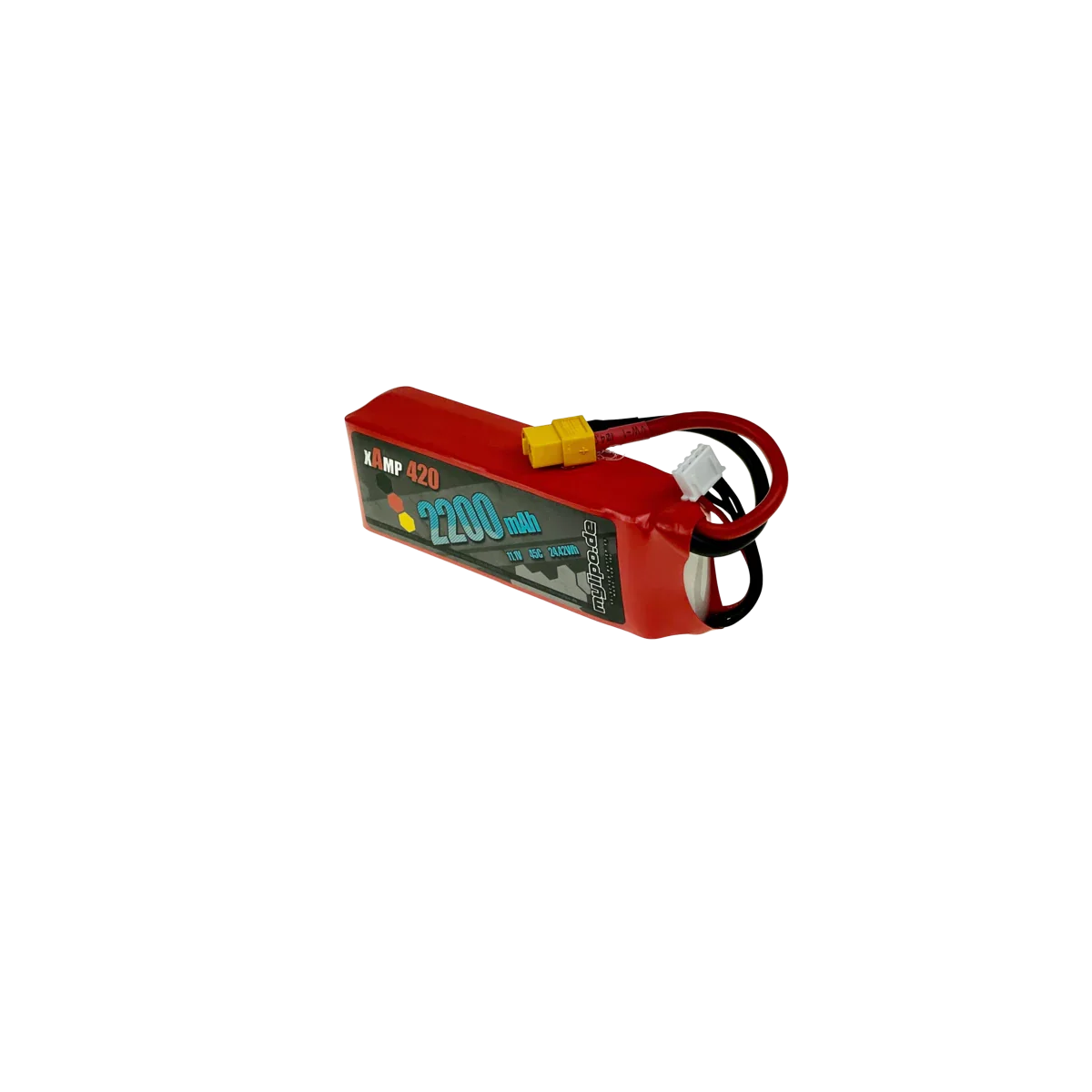 Mylipo Lipo Akku 2200mAh 11,1V 45C/90C XT60 Anschluß DJI Phantom - LiPo24.de