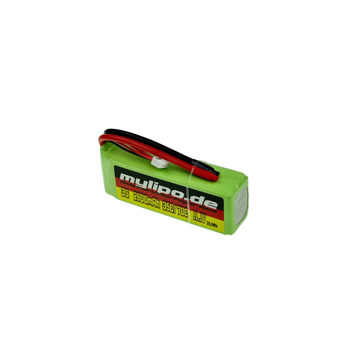 Mylipo Lipo Akku 2600mAh 11,1V 3S 35C/70C kompakt - LiPo24.de