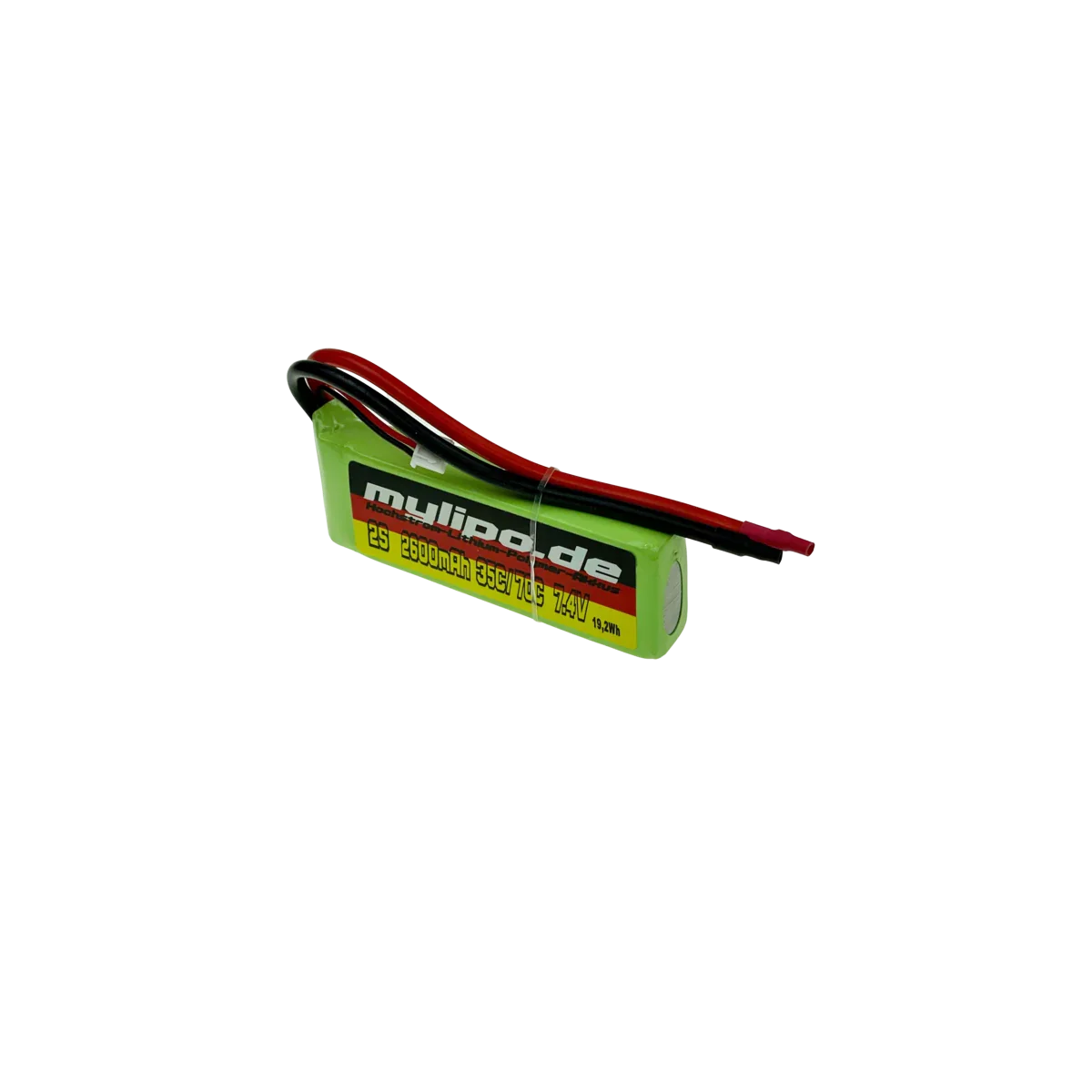 Mylipo Lipo Akku 2600mAh 7,4V 2S 35C/70C kompakt - LiPo24.de