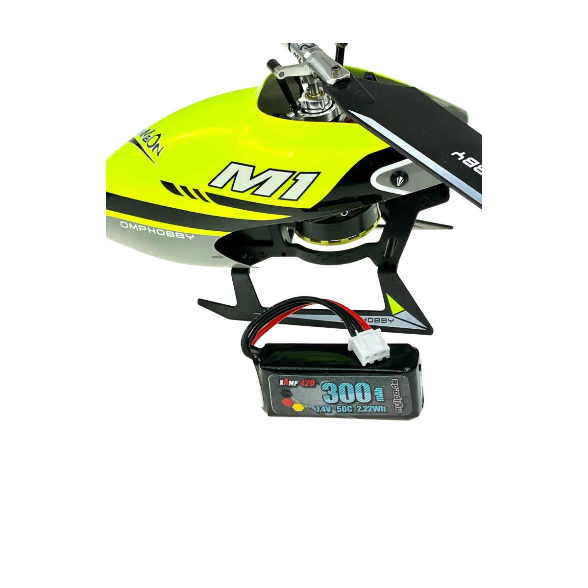 Mylipo Lipo Akku 300mAh 7,4V 2S 50C (für OMP Hobby M1) XHR3 Stecker - LiPo24.de