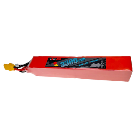 Mylipo Lipo Akku 3300mAh 44,4V 12S 65C lang, geteilt XT90 - LiPo24.de