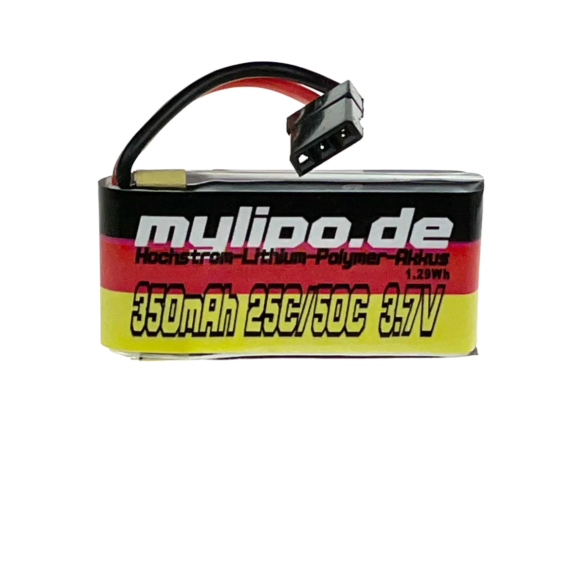 Mylipo Lipo Akku 350mAh 3,7V 25C/50C JR Stecker - LiPo24.de
