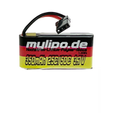 Mylipo Lipo Akku 350mAh 3,7V 25C/50C JR Stecker - LiPo24.de