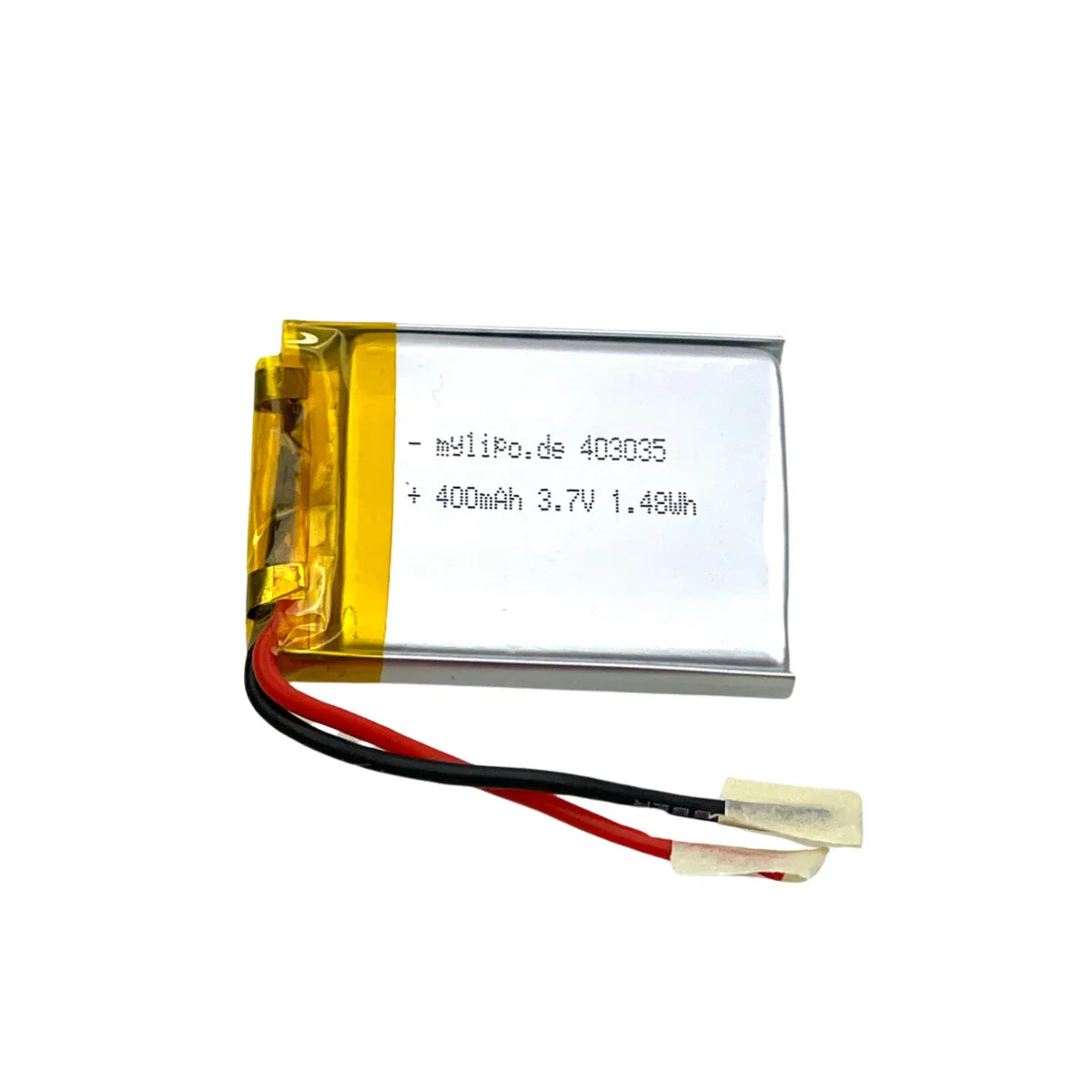 Mylipo Lipo Akku 400mAh 3,7V-1C/2C mit Silikonkabel