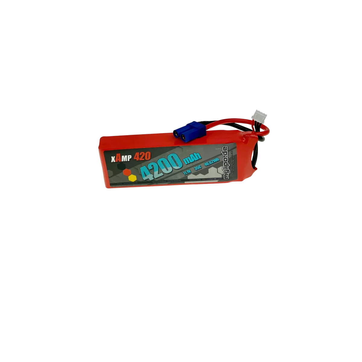 Mylipo Lipo Akku 4200mAh 11,1V 3S 35C EC5 - LiPo24.de