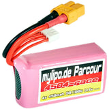 Mylipo Lipo Akku 450mAh 14,8V 50C/100C FPV Parcour XT60 - LiPo24.de