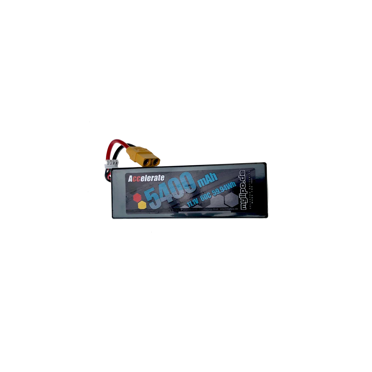 Mylipo Lipo Akku 5400mAh 11,1V 60C HC XT90 - LiPo24.de