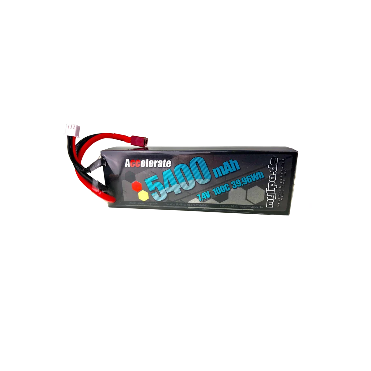 Mylipo Lipo Akku 5400mAh 7,4V 100C Hardcase DEAN - LiPo24.de