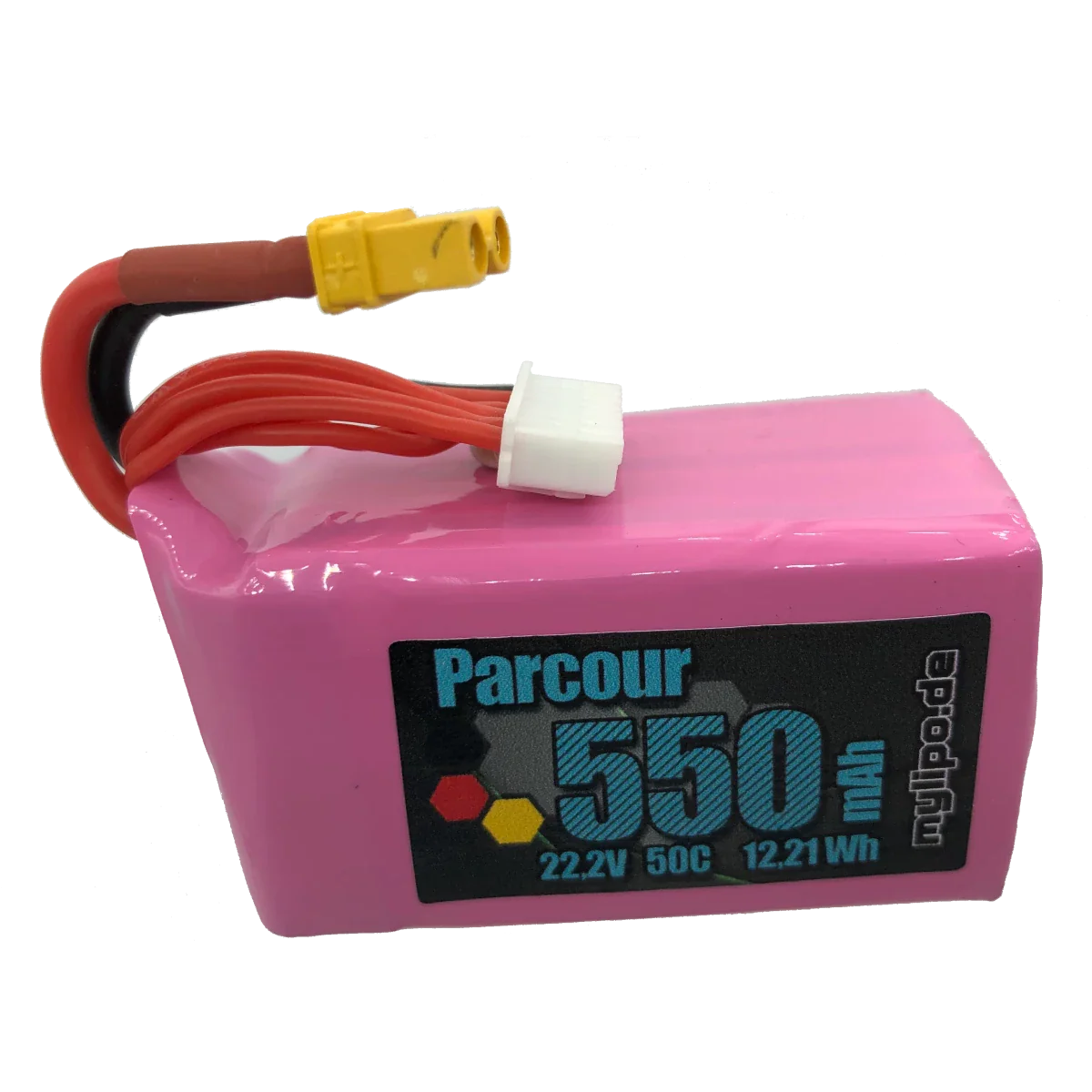 Mylipo Lipo Akku 550mAh 22,2V 6S 50C FPV Parcour XT30 - LiPo24.de