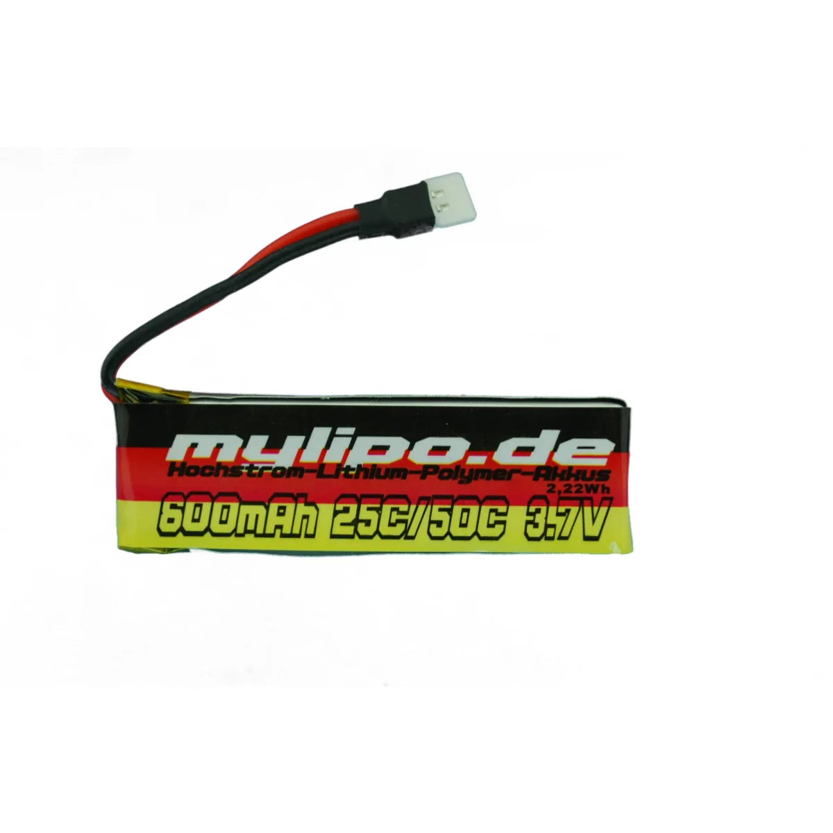 Mylipo Lipo Akku 600mAh 3,7V 25C/50C Walkera Stecker - LiPo24.de