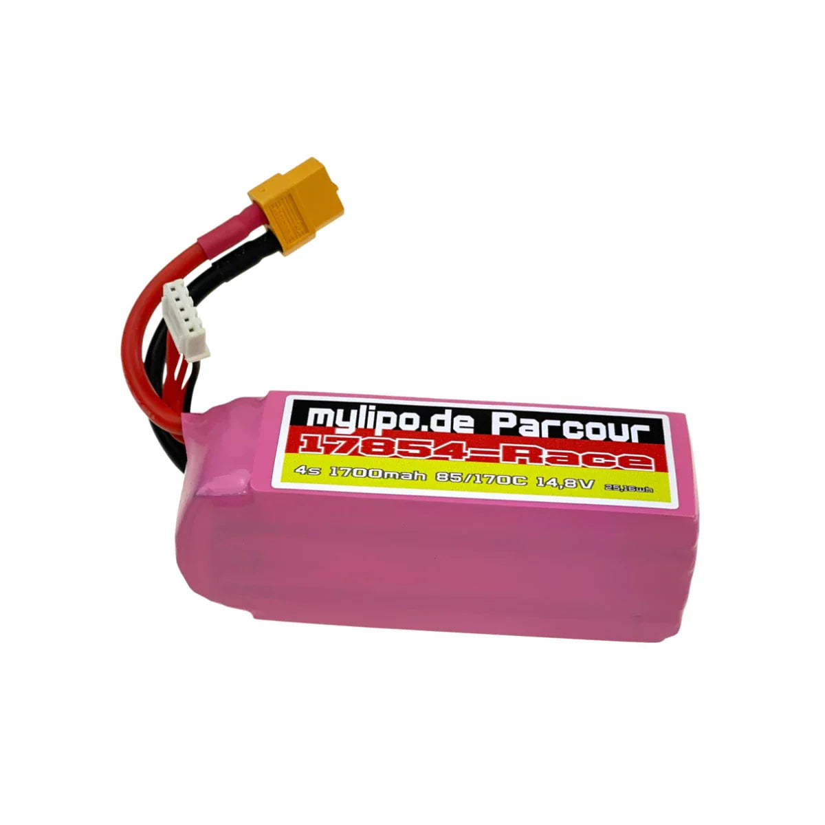 Mylipo Lipo Akku 1700mAh 14,8V 4S 85C FPV Parcour XT60