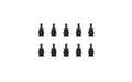 159213 DJI Inspire 2 Gimbal Rubber Dampers 10PCS P61 1