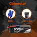 CNHL Black Series 5000mAh 22,2V 6S 65C Lipo Akku mit EC5 Stecker   LiPo24.de