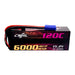 CNHL LiHV 6000mAh 15,2V 4S 120C HV Hartschalen Lipo Akku EC5 Stecker   LiPo24.de