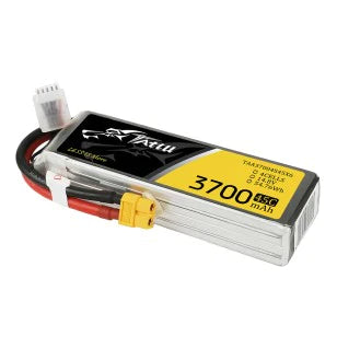 Tattu 3700mAh 14.8V 45C 4S1P Lipo Akku mit XT60   LiPo24.de