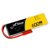 Tattu 600mAh 3.7V 30C 1S1P Lipo Akku mit JST Stecker (1 Stück/Packung) - LiPo24.de