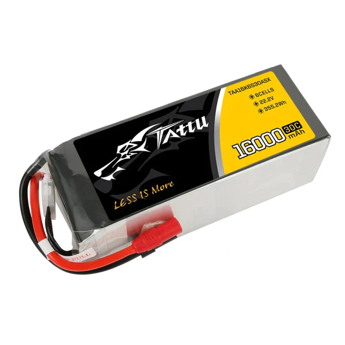 Tattu 16000 mAh 22,2 V 30 C 6S1P LiPo Akkupack mit XT90 S   LiPo24.de