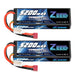 Zeee 2S Lipo Akku 7.4V 5200mAh 100C Dean (2 Pack)   LiPo24.de