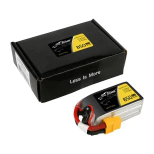 Tattu 850mAh 11.1V 75C 3S1P Lipo Akku mit XT60 Stecker - LiPo24.de