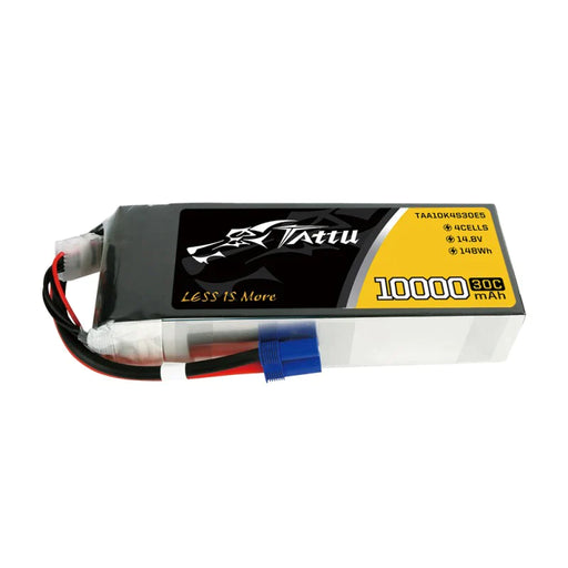 Tattu 10000mAh 14,8V 30C 4S1P Lipo Akkupack mit EC5   LiPo24.de