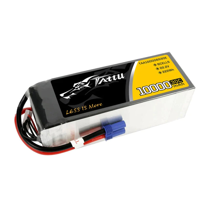 Tattu 10000mAh 22,2 V 30 C 6S1P Lipo Akkupack mit XT90 S   LiPo24.de