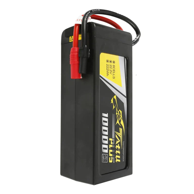 Tattu Plus 10000mAh 22,2V 25C 6S1P Lipo Akkupack mit AS150+XT150 Stecker - LiPo24.de