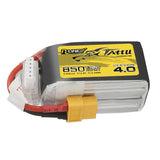 Tattu R-Line 850mAh 14.8V 4S1P 130C Lipo Akkupack mit XT60 Stecker - LiPo24.de
