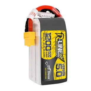 Tattu R Line Version 5.0 1200mAh 22,2 V 150 C 6S1P Lipo Akku XT60   LiPo24.de