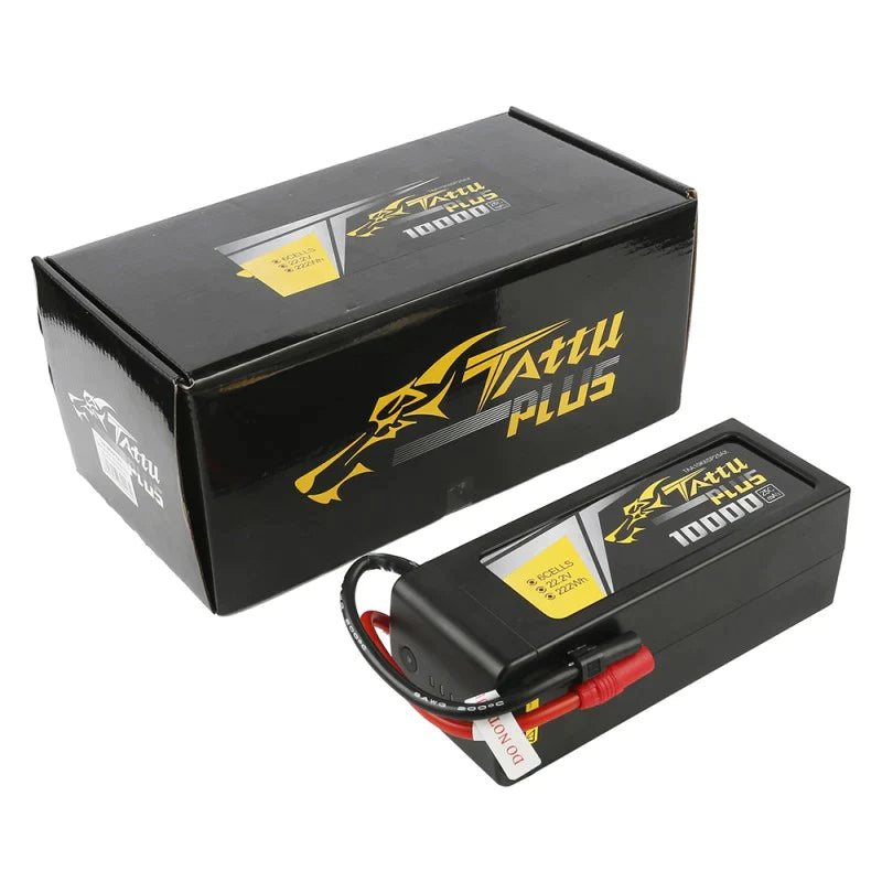 Tattu Plus 10000mAh 22,2V 25C 6S1P Lipo Akkupack mit AS150+XT150 Stecker - LiPo24.de