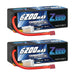 Zeee 4S Lipo Akku 6200 mAh 14,8 V 120C Hardcase DEAN (2 St.)   LiPo24.de