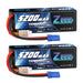 Zeee 3S Lipo Akku 5200mAh 11.1V 80C mit EC5 Anschluss Hardcase Akku für RC Car Racing Modelle (2 St.))   LiPo24.de