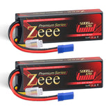 Zeee Premium Series 3S Lipo Akku 5000mAh 11.1V 120C LCG Hartschalenkoffer mit EC5 Anschluss für RC Car RC Modelle (2 St.) - LiPo24.de