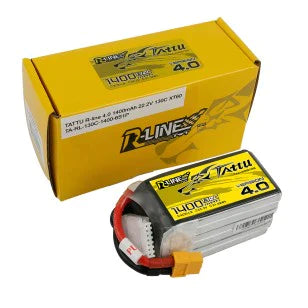 Tattu R Line Version 4.0 1400mAh 22.2V 130C 6S1P Lipo Akku mit XT60 Stecker   LiPo24.de