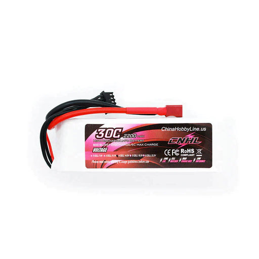 CNHL 2200mAh 14,8V 4S 30C Lipo Akku T/Dean Stecker   LiPo24.de