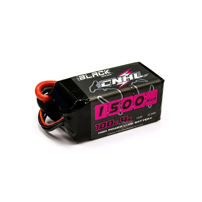 CNHL Black Series 1500mAh 14,8V 4S 100C Lipo Akku mit XT60 Stecker (2 St.)   LiPo24.de